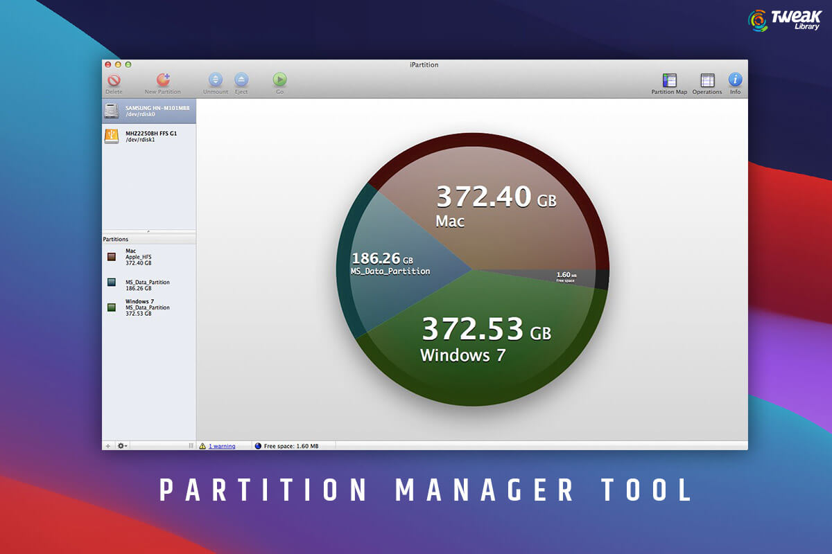 partition windows for mac